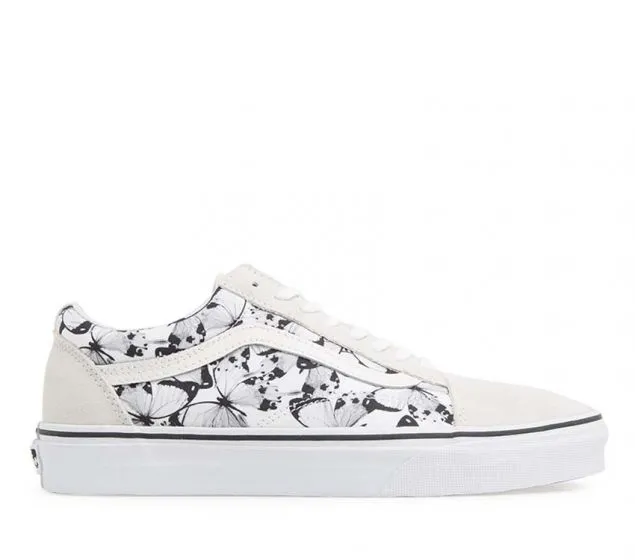 TRUE VANS | OLD WHITE | BLACK Quick-action sale Privacy-protected (BUTTERFLY) SKOOL