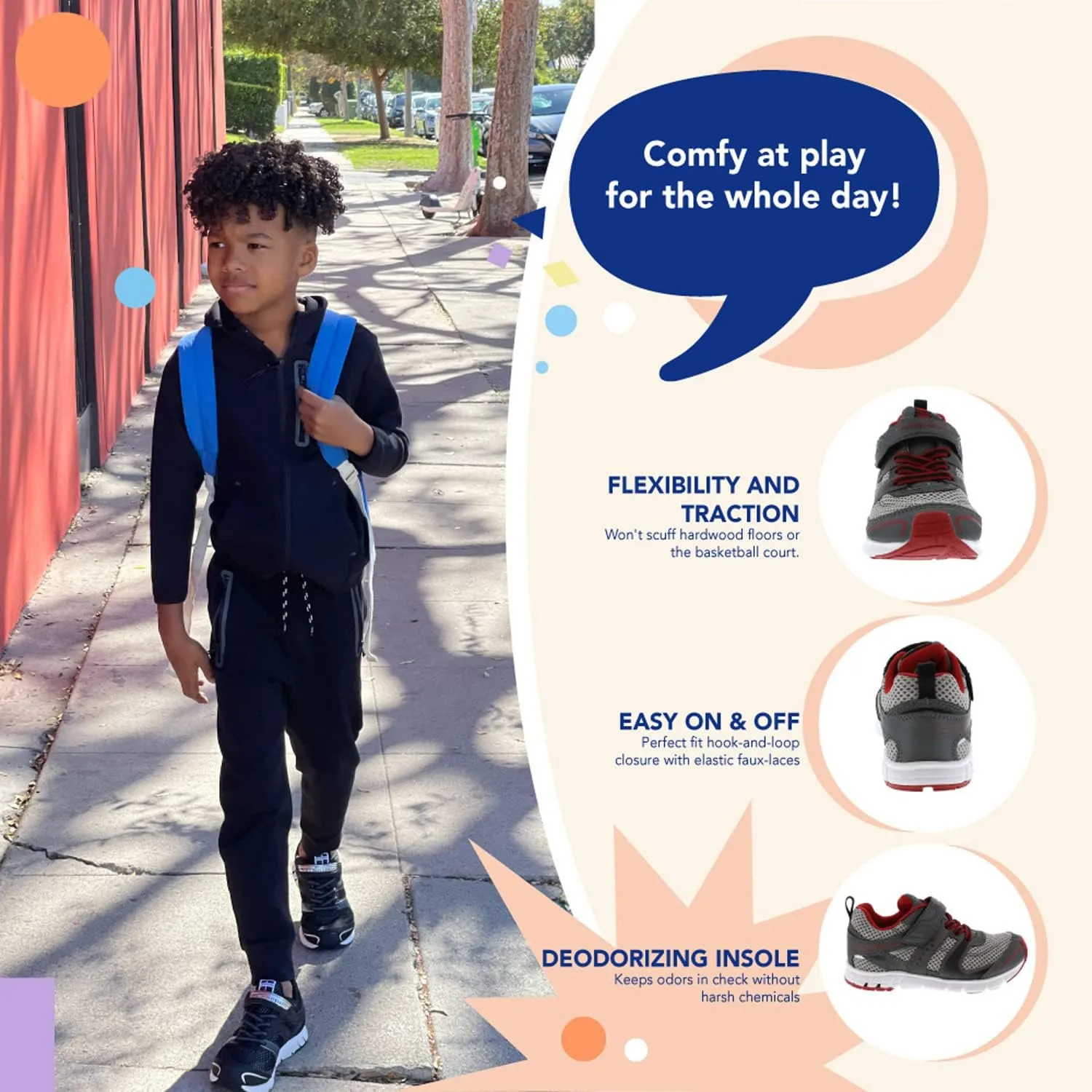 TSUKIHOSHI Unisex-Child Velocity Sneaker