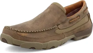 Twisted X Men's Slip-On Driving Moc, Moc Toe, Bomber, 15 M