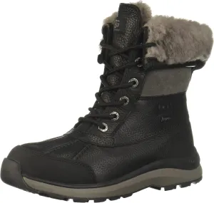 UGG Women's Adirondack Boot Iii Snow, Black, 8