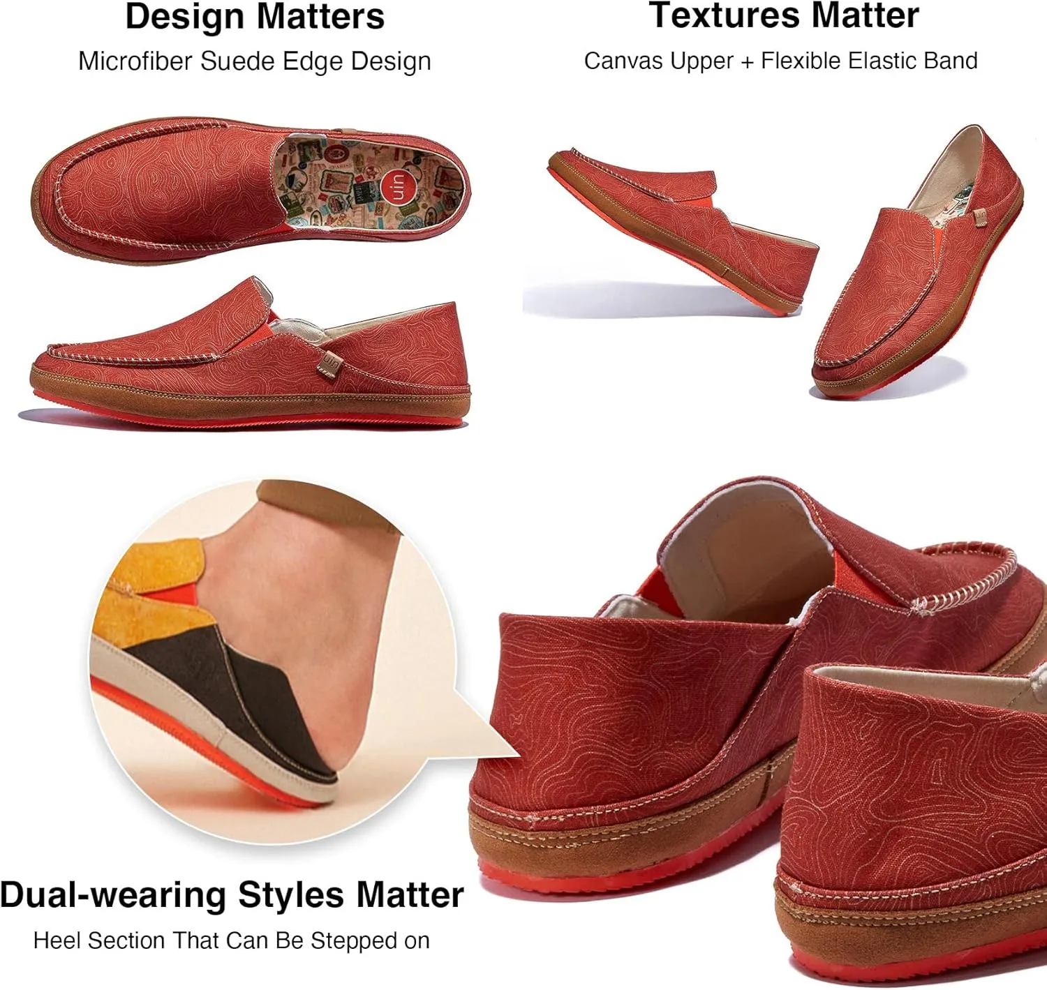 UIN Men's Art Painted Walking Casual Travel Shoes Lightweight Comfort Fashion Sneaker Formentera Series