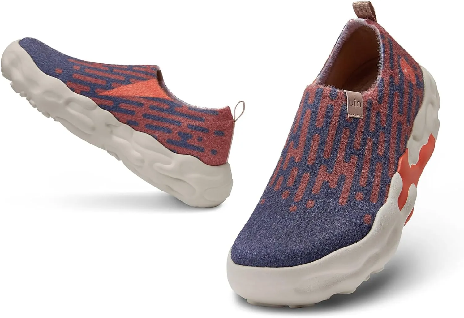 UIN Men's Art Travel Walking Shoes Slip On Casual Lightweight Wide Toe Chunky Comfort Fashion Sneaker Toledo Ⅵ Ⅶ Ⅹ Ⅺ ⅩⅢ ⅩⅤ ⅩⅥ
