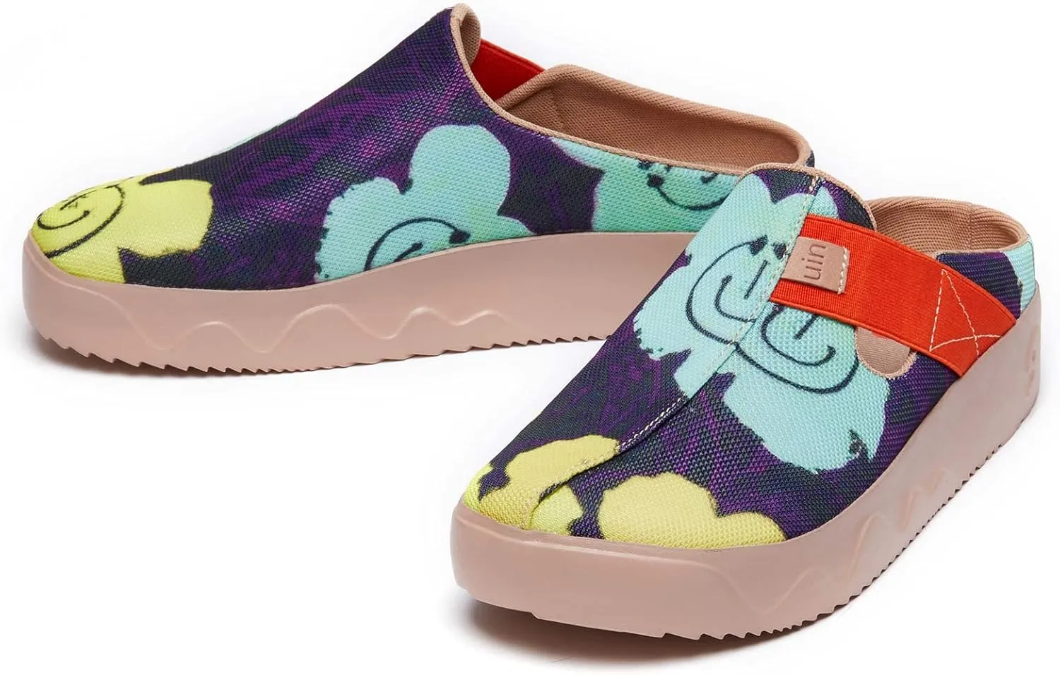UIN Women's Art Painted Travel Shoes Slip On Casual Loafers Lightweight Comfort Fashion Sneaker Fuerteventura