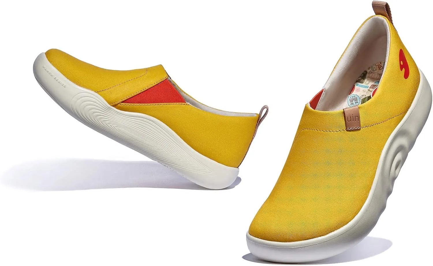 UIN Women's Walking Shoes Art Travel Slip On Casual Lightweight Fashion Sneaker Toledo Ⅹ