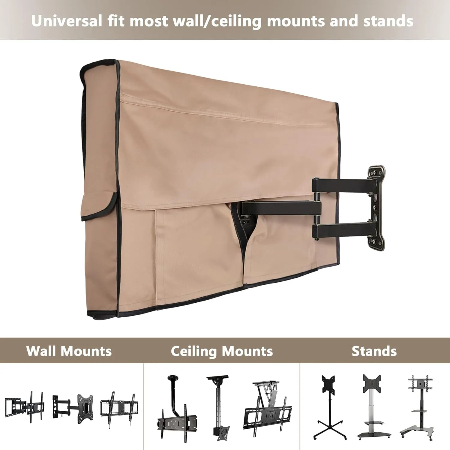 ULTCOVER Waterproof Outdoor TV Cover for 42-45 inch Outside Flat Screen Televisions