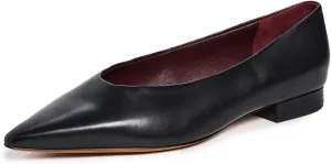 Vince Women's Isabel Flats, Black, 7 Medium US