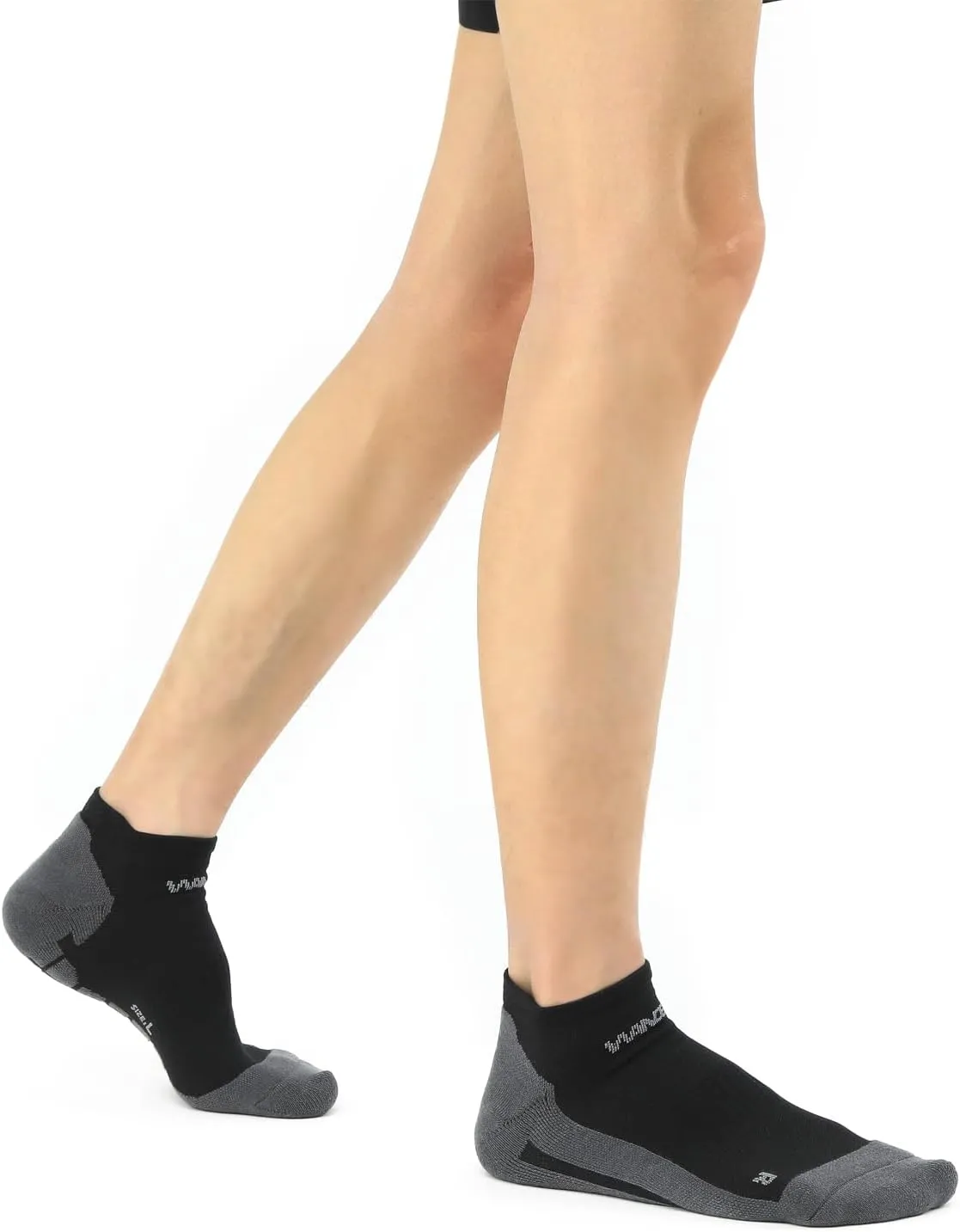 WANDER Men's Ankle Athletic Running Socks Sports Low Cut Cushioned Socks Gym Short Thick Socks for Men 7 Pairs