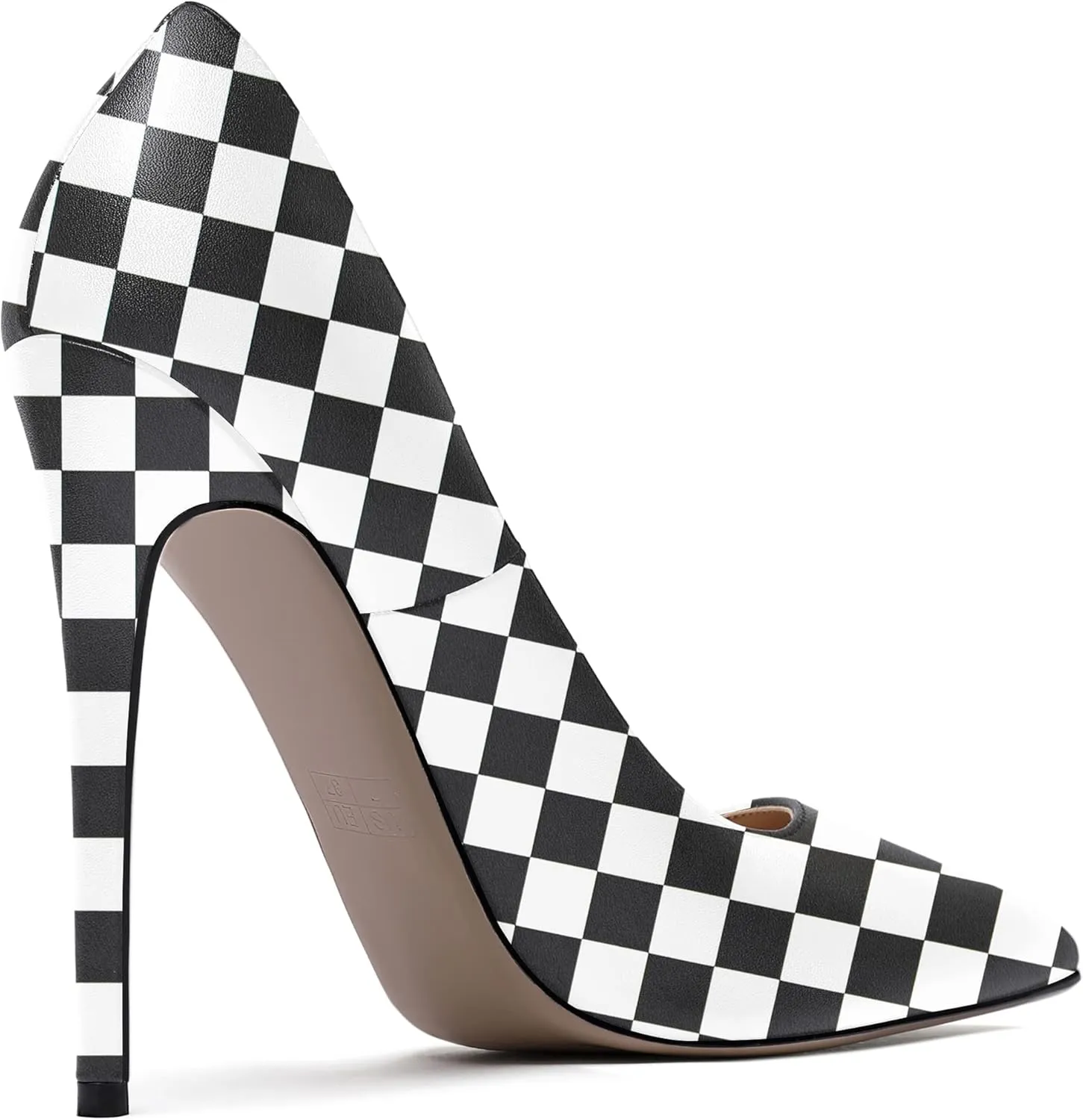 WAYDERNS Women's Evening Pointed Toe Matte Slip On Dress Stiletto High Heel Pumps Shoes 4.7 Inch