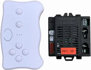 weelye RX11 2.4G Bluetooth Remote Control and Receiver Kit Kids Powered Ride On Car,Controller Control Box Accessories for Children Electric Ride On Car Replacement Parts
