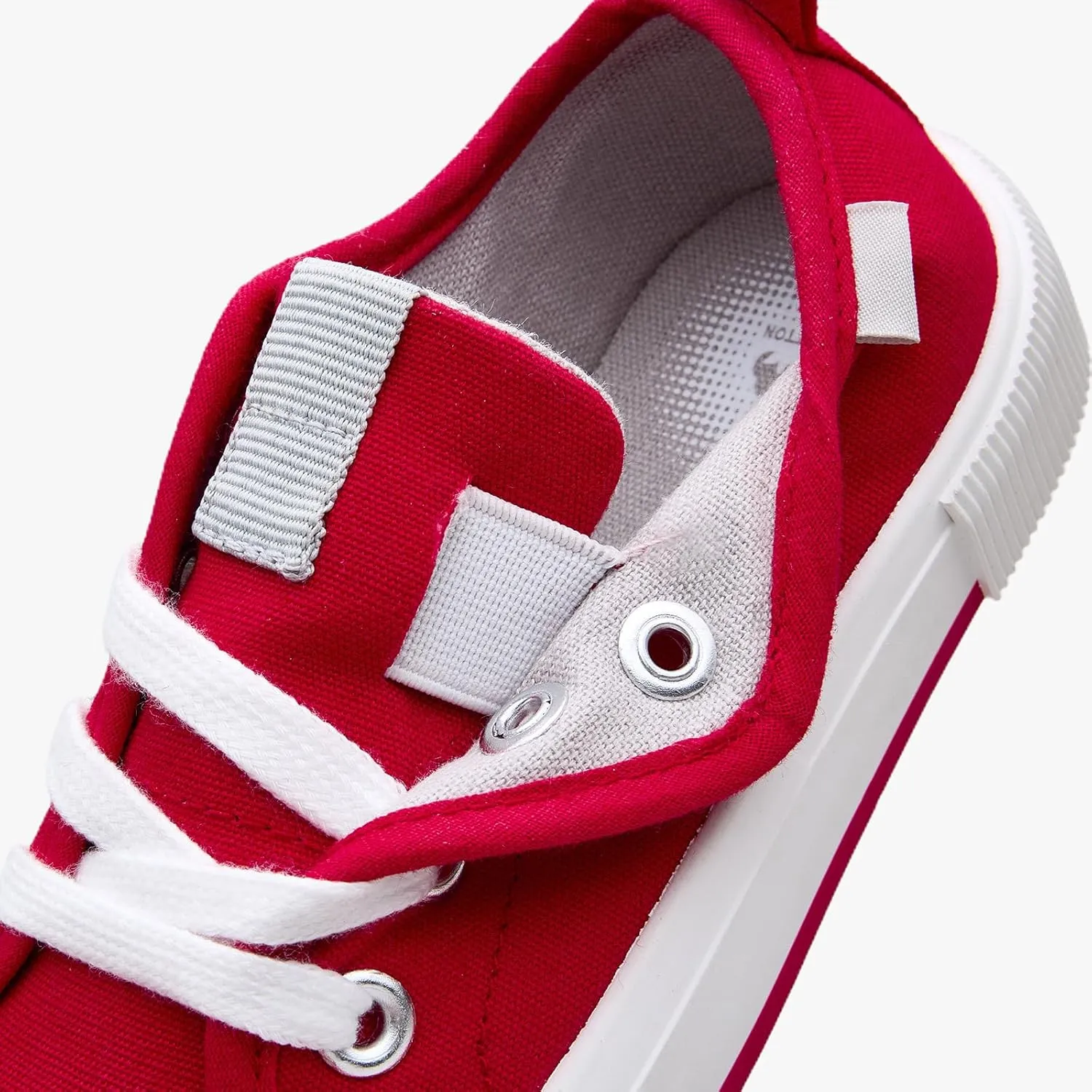Weestep Kids' Cotton Slip-On Canvas Sneakers - Fashion Casual Shoes with Optional Laces for Girls, Boys, Toddler and Little Kid