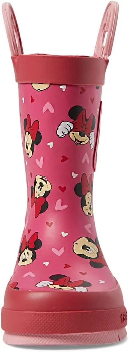Western Chief Unisex-Child Minnie Love Rain Boot (Toddler/Little Big Kid)
