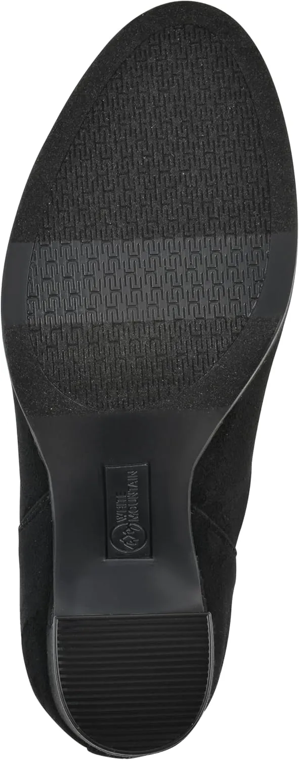 WHITE MOUNTAIN Women's Grapery Block Heel Sock Bootie