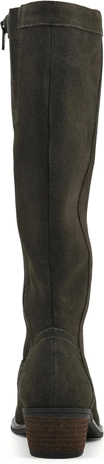 WHITE MOUNTAIN Women's Shoes Altitude Stack-Heeled Tall Boot