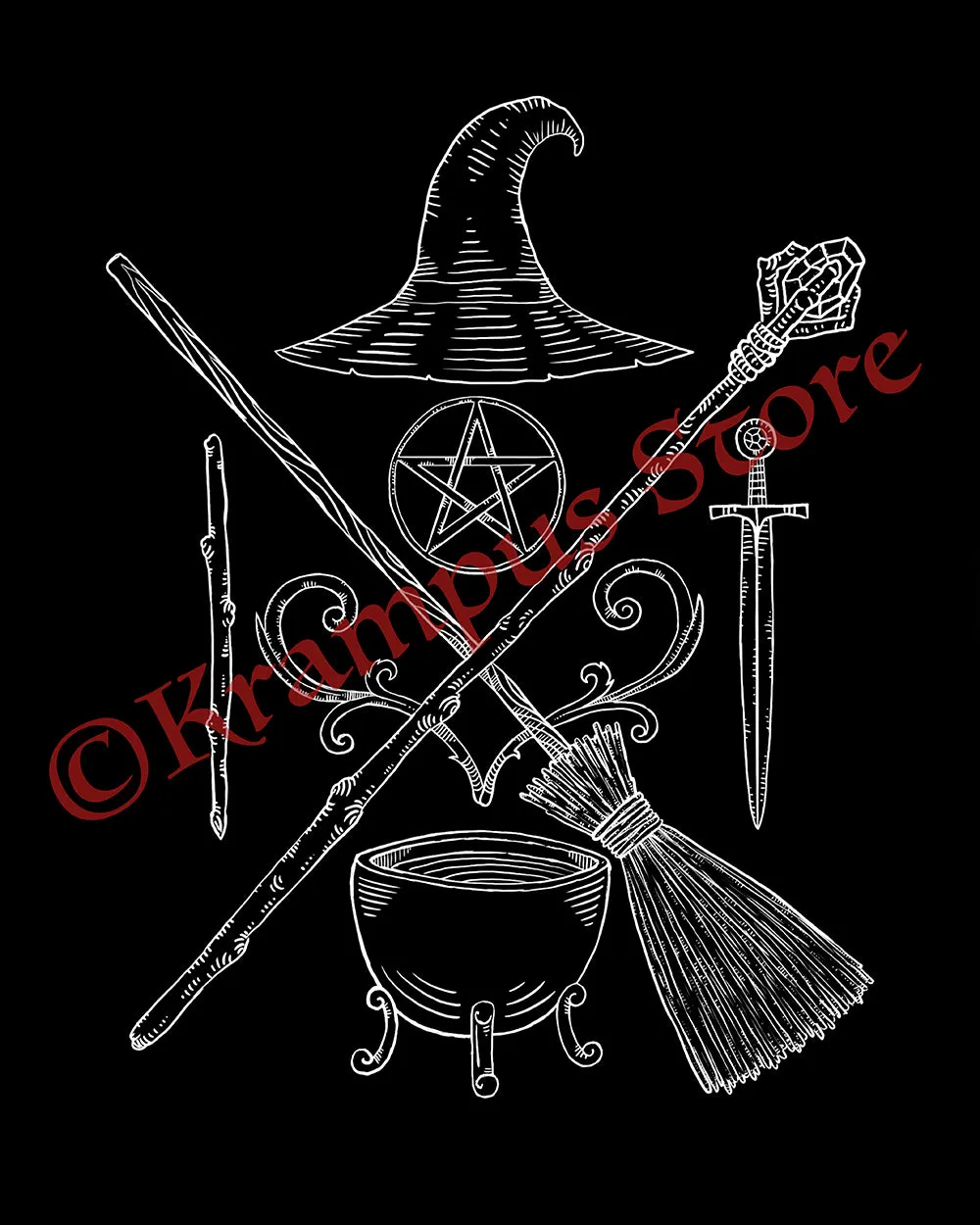 Witch Tools Tote Bag