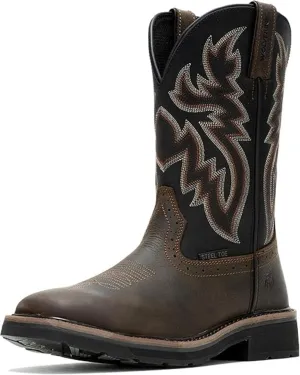 Wolverine Men's Rancher 10" Square Toe Steel Toe Work Boot