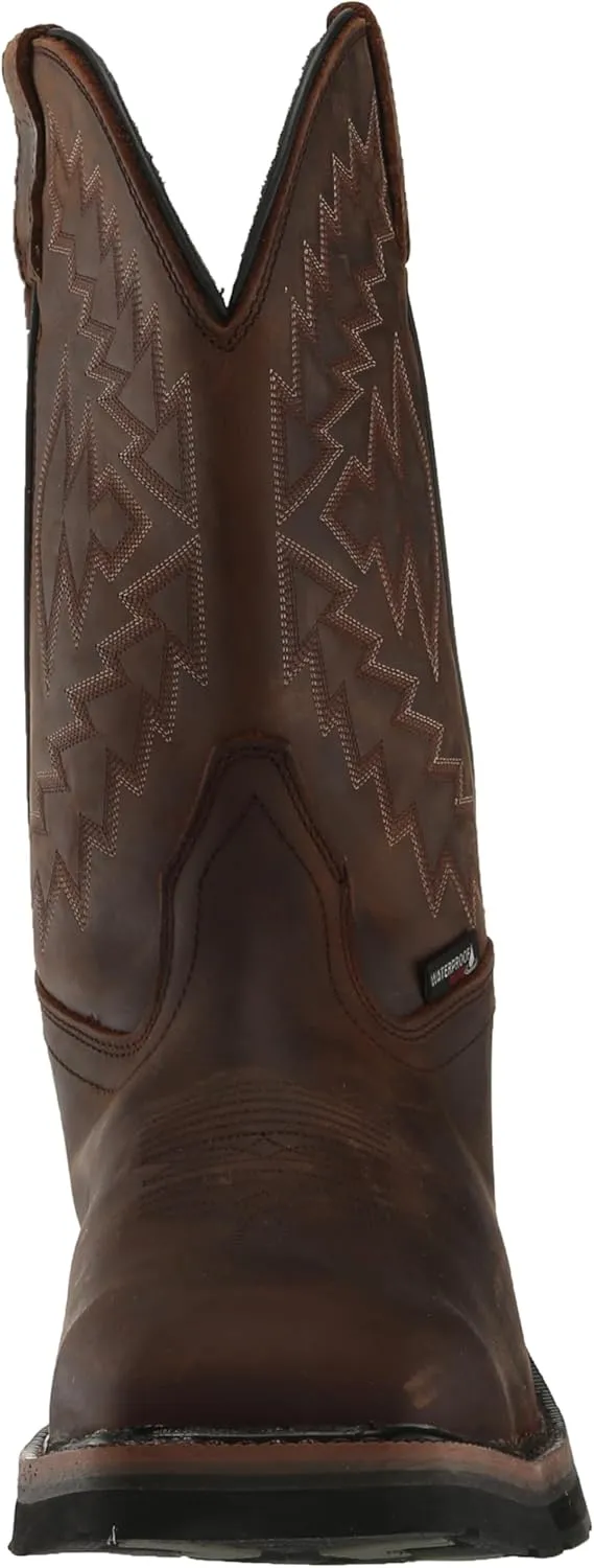 Wolverine Men's Rancher Arrow Waterproof Steel Toe Wellington Construction Boot