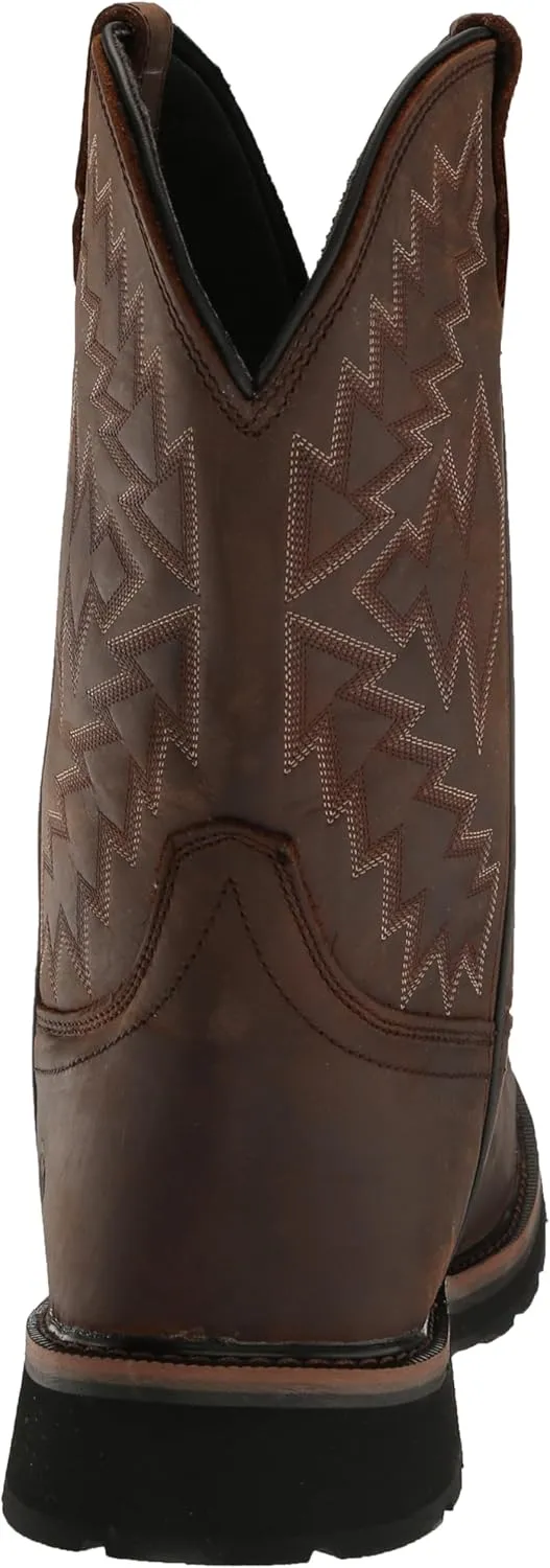 Wolverine Men's Rancher Arrow Waterproof Steel Toe Wellington Construction Boot