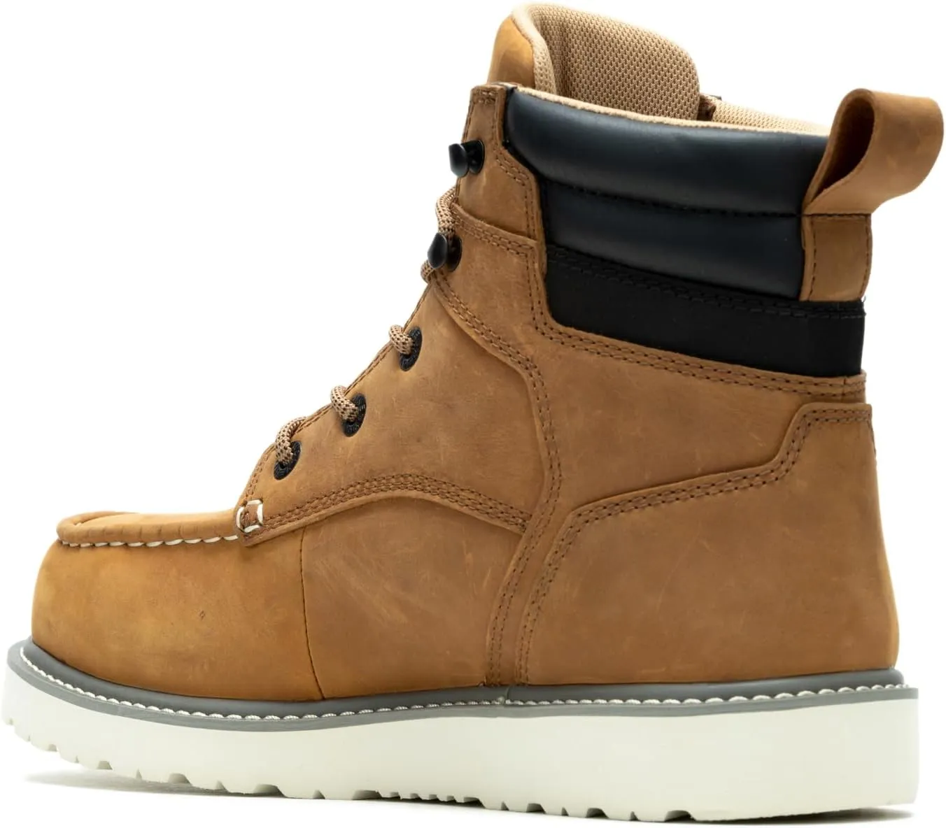 Wolverine Men's Trade Wedge Waterproof Steel Toe 6 " Construction Boot