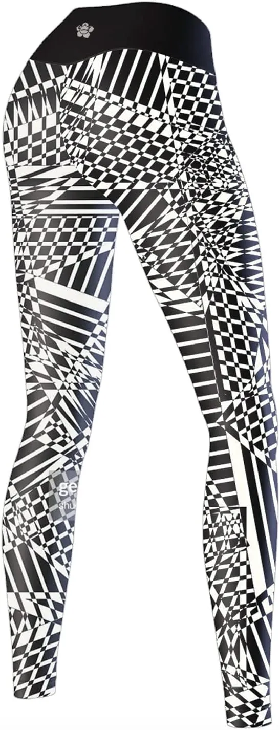 Women's Compression Spats Pants Vibrant Graphic Leggings for DailyTraining