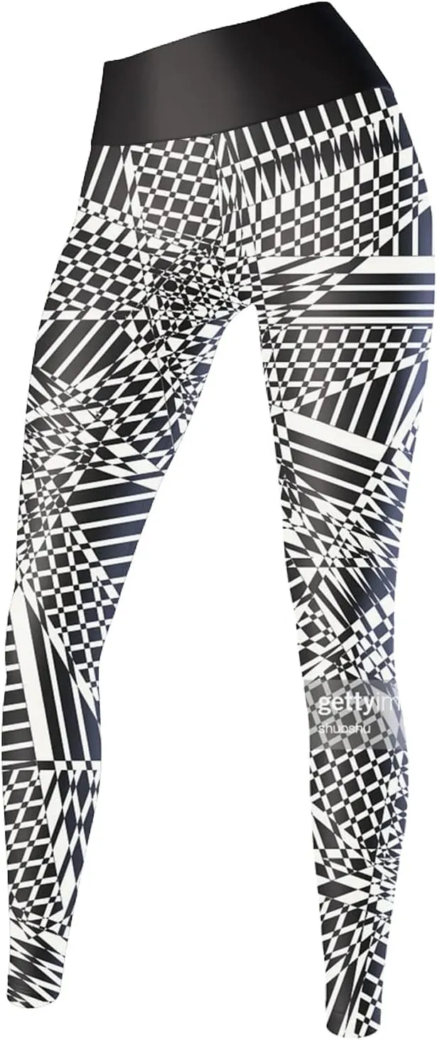 Women's Compression Spats Pants Vibrant Graphic Leggings for DailyTraining