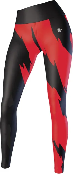 Women's Compression Spats Pants Vibrant Graphic Leggings for DailyTraining