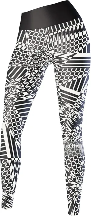 Women's Compression Spats Pants Vibrant Graphic Leggings for DailyTraining