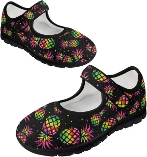 Womens Mary Jane Sneakers Breathable Mesh Casual Shoes Lightweight Non Slip Comfort Flats for Walking Tennis