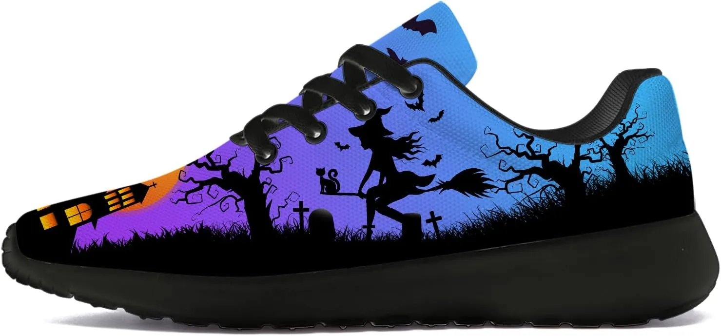 Womens Mens Halloween Shoes Lightweight Comfortable Tennis Running Jogging Shoes Walking Sneakers Gifts for Men Women