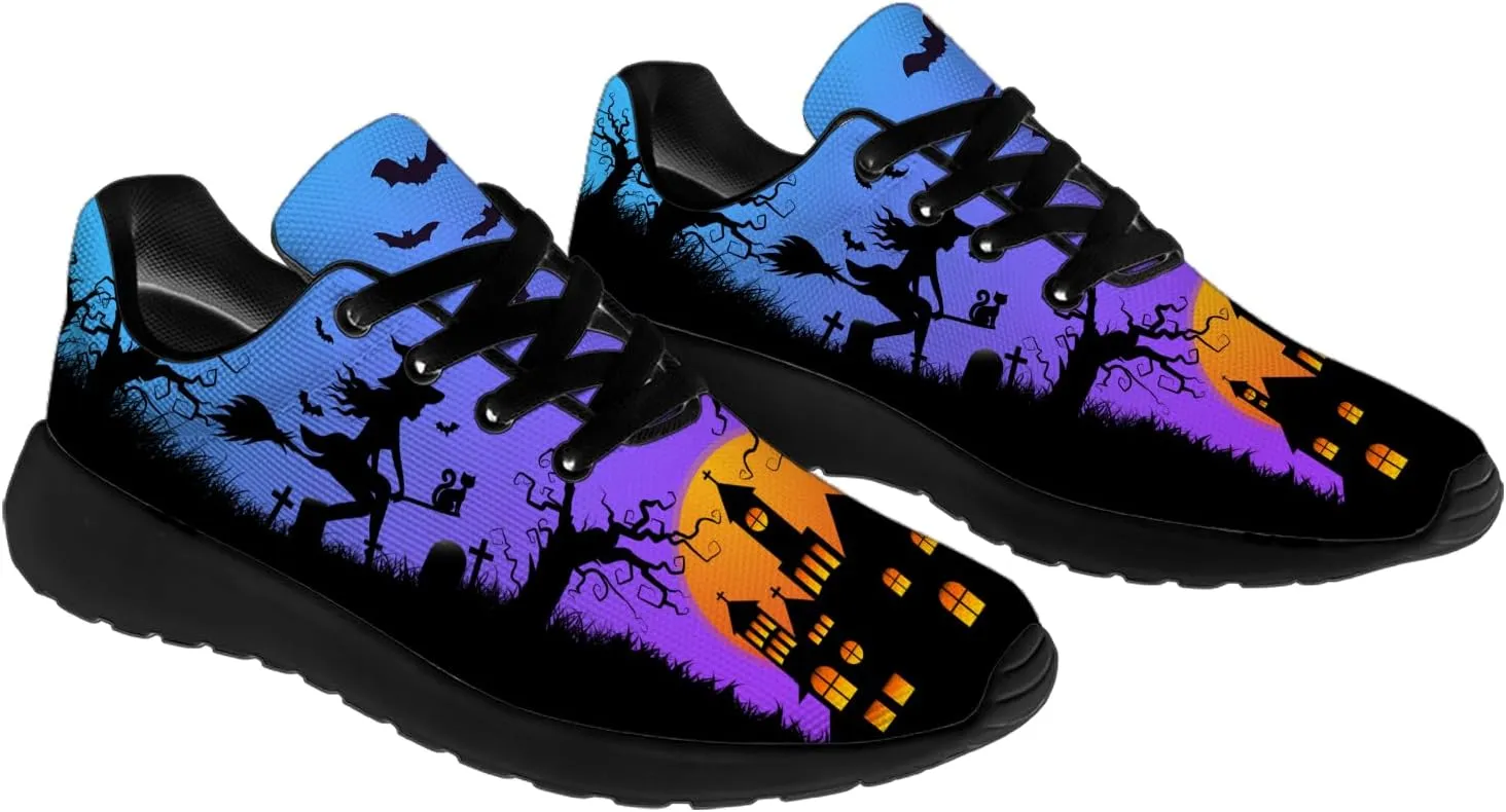 Womens Mens Halloween Shoes Lightweight Comfortable Tennis Running Jogging Shoes Walking Sneakers Gifts for Men Women