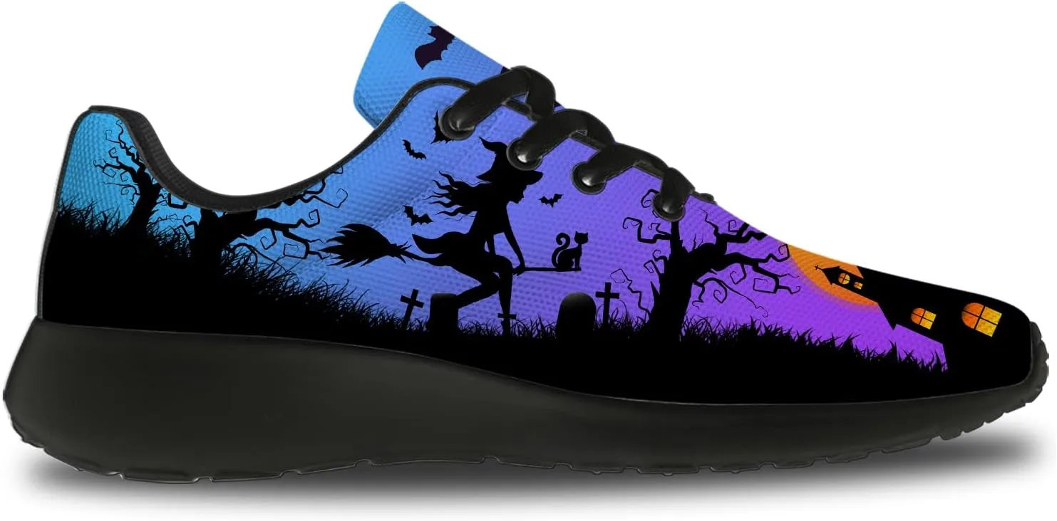 Womens Mens Halloween Shoes Lightweight Comfortable Tennis Running Jogging Shoes Walking Sneakers Gifts for Men Women