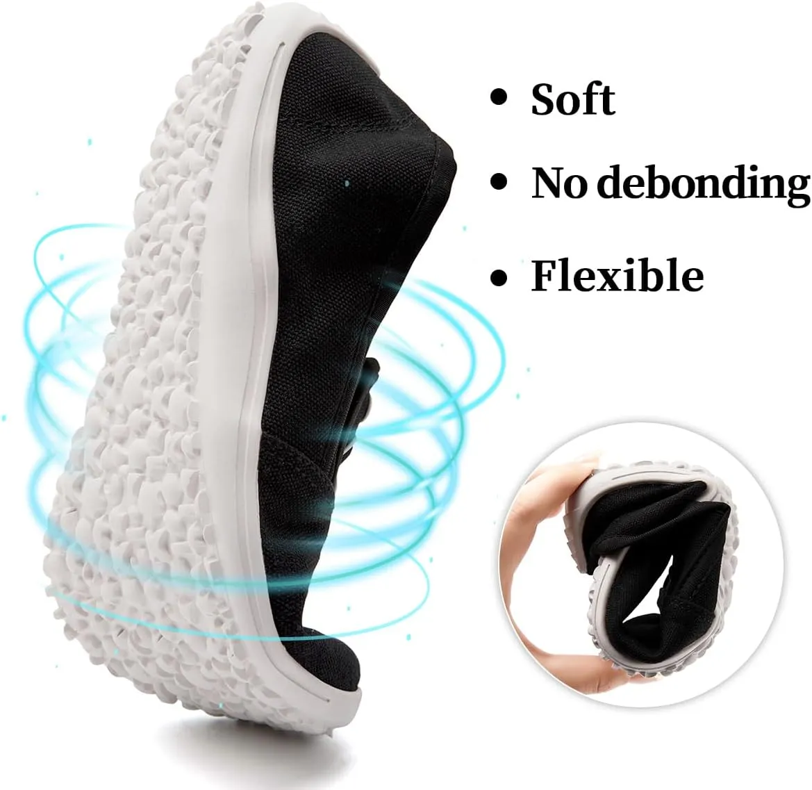 Women's Slip On Canvas Sneakers Low Top Casual Walking Shoes Classic Comfort Flat Barefoot Minimalist Shoes Zero Drop Wide Width Fashion Sneaker