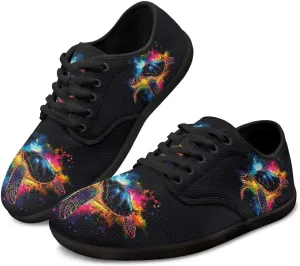 Women's Wide Toe Box Barefoot Shoes Zero Drop Lightweight Sneakers Breathable Casual Walking Work Footwear