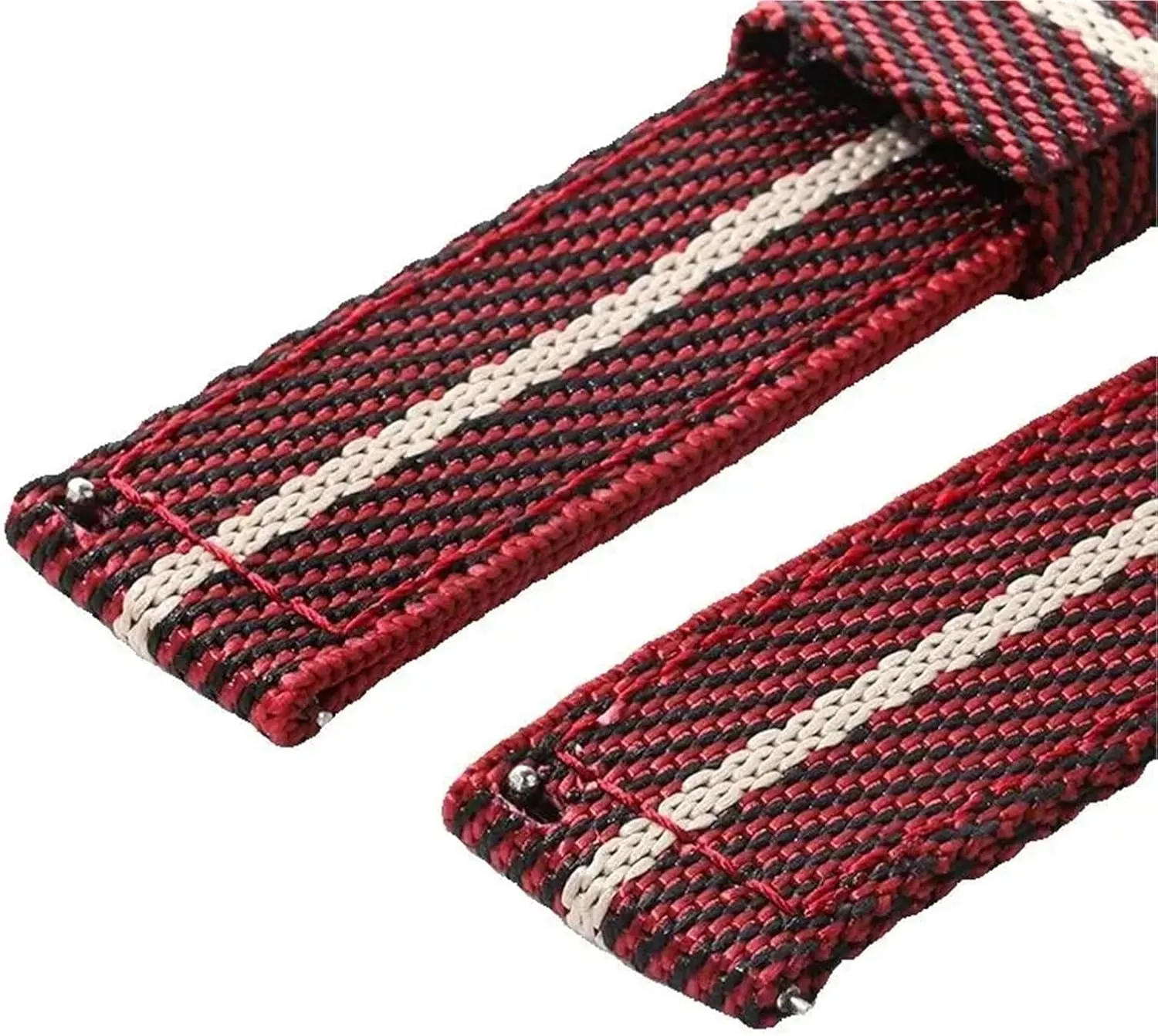 Woven Canvas Watch Band 18mm 20mm 22mm Quick Release Replacement Bracelet Men Women Universal Strap