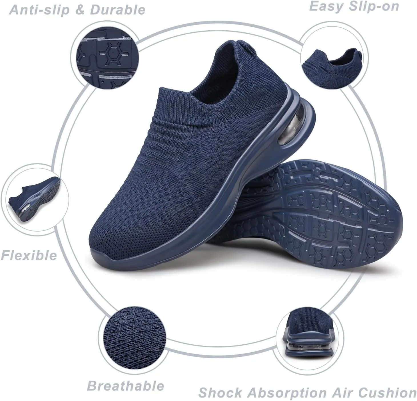 YHOON Kids Sock Shoes Boys Girls Sneakers Athletic Fitness Tennis Walking School Shoes for Toddler/Little Kid/Big Kid