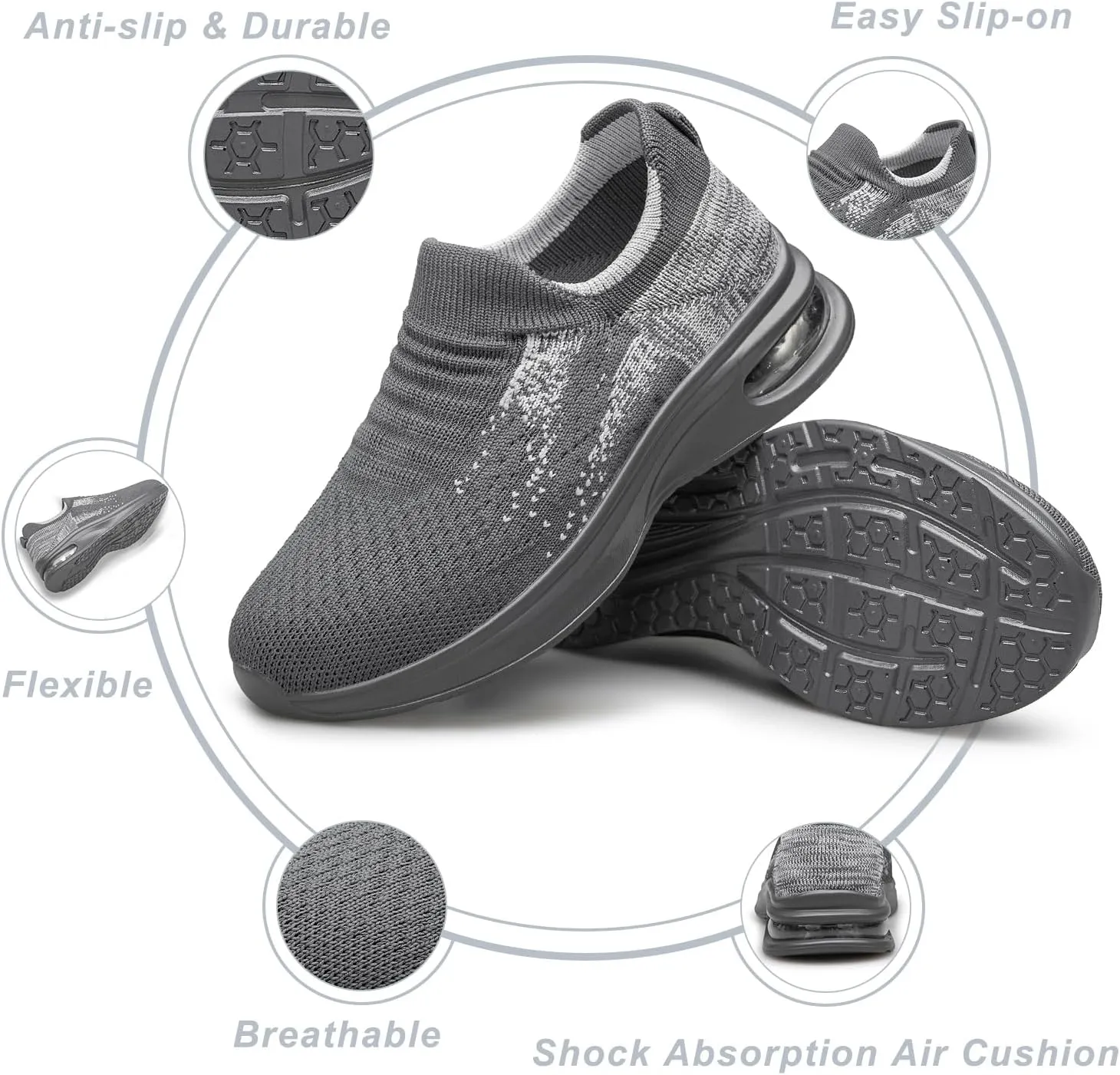 YHOON Kids Sock Shoes Boys Girls Sneakers Athletic Fitness Tennis Walking School Shoes for Toddler/Little Kid/Big Kid